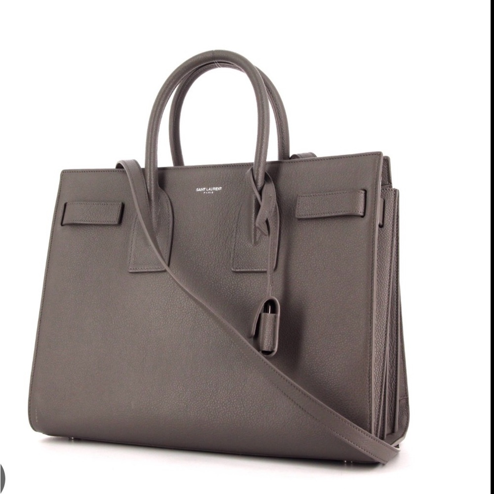 Saint Laurent sac du jour grey large - Picture 1 of 7